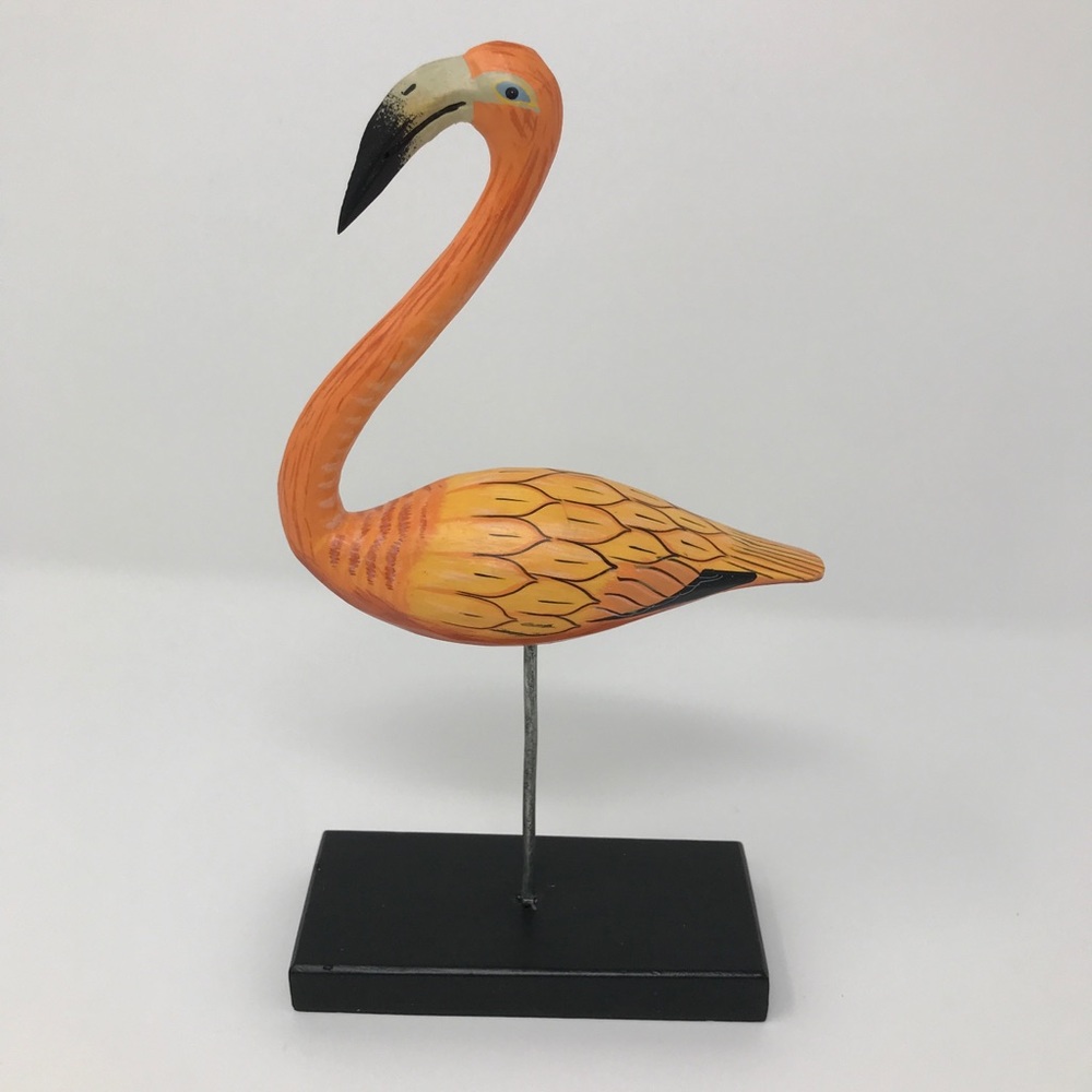 Handmade and Carved and Painted Wooden Swan
